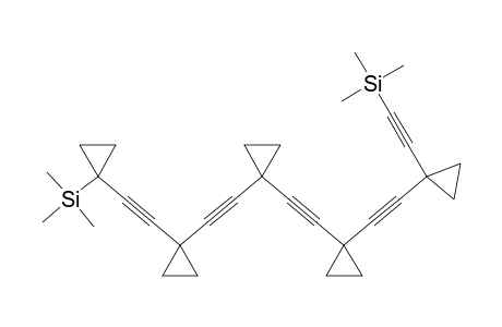 Silane, trimethyl[[1-[[1-[[1-[[1-[[1-(trimethylsilyl)cyclopropyl]eth ynyl]cyclopropyl]ethynyl]cyclopropyl]ethynyl]cyclopropyl]ethynyl]cyc lopropyl]ethynyl]-