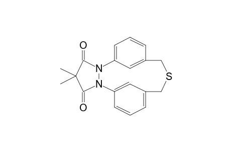 N,N'-Dimethylmalonyl-2-thia-10,11-diaza[3,2]metacyclophane
