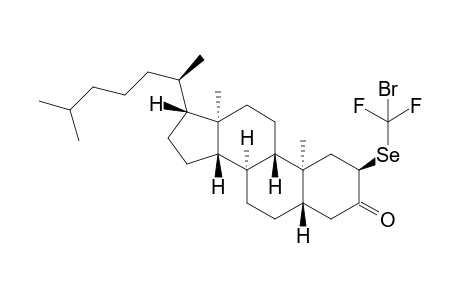 (2R,5S,8R,9S,10S,13R,14S,17R)-2-((bromodifluoromethyl)selanyl)-10,13-dimethyl-17-((R)-6-methylheptan-2-yl)hexadecahydro-3H-cyclopenta[a]phenanthren-3-one