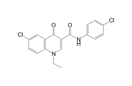 4',6-dichloro-1,4-dihydro-1-ethyl-4-oxo-3-quinolinecarboxanilide