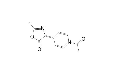 4-(1-acetyl-4-pyridinylidene)-2-methyl-5-oxazolone