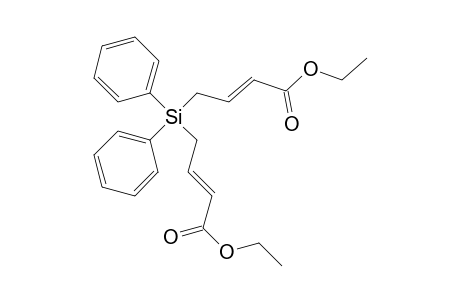 4-[(4-Oxo-hex-2-enyl)-diphenyl-silanyl]-but-2-enoic ethyl ester