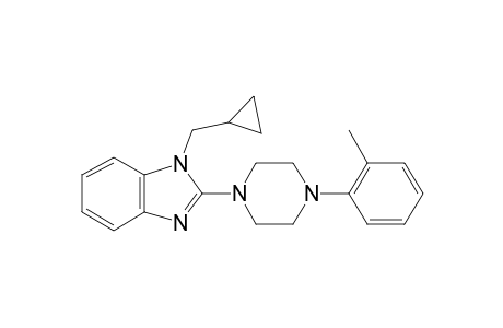 1-(Cyclopropylmethyl)-2-(4-(o-tolyl)piperazin-1-yl)-1H-benzo[D]imidazole