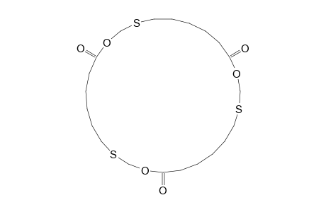 1,10,19-trioxa-3,12,21-trithiacycloheptacosane-9,18,27-trione