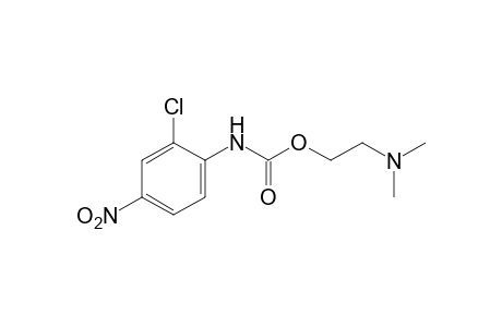 2-chloro-4-nitrocarbanilic acid, 2-(dimethylamino)ethyl ester