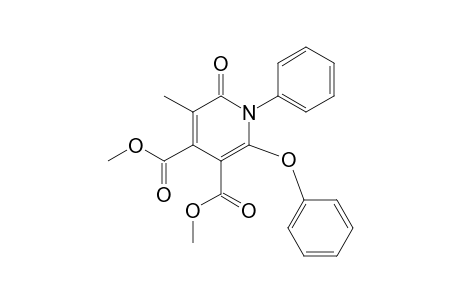 1,2-Dihydro-3-methyl-2-oxo-6-phenoxy-1-phenyl-4,5-pyridinedicarboxylic acid dimethylester