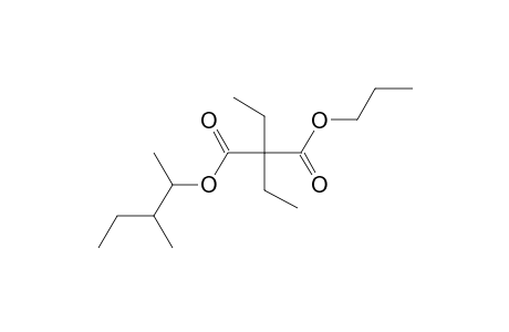 Diethylmalonic acid, 3-methylpent-2-yl propyl ester