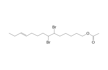 6,7-Dibromo-Z-11-tetradecene-1-ol acetate