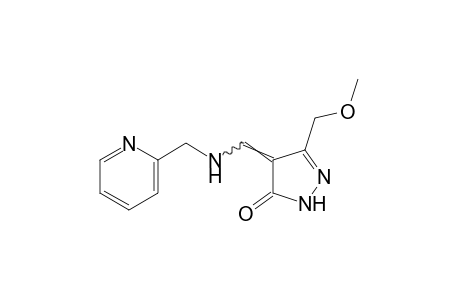 3-(methoxymethyl)-4-{{[(2-pyridyl)methyl]amino}methylene}-2-pyrazolin-5-one