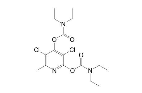 3,5-Dichloro-6-methyl-2,4-pyridine diol ester N,N-diethylcarbamic acid