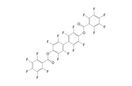pentafluorobenzoic acid, octafluoro-4,4'-biphenylylene ester