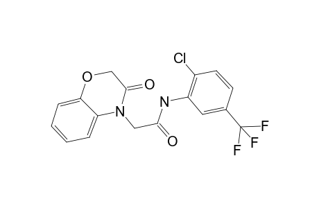 2H-1,4-Benzoxazine-4-acetamide, N-[2-chloro-5-(trifluoromethyl)phenyl]-3,4-dihydro-3-oxo-