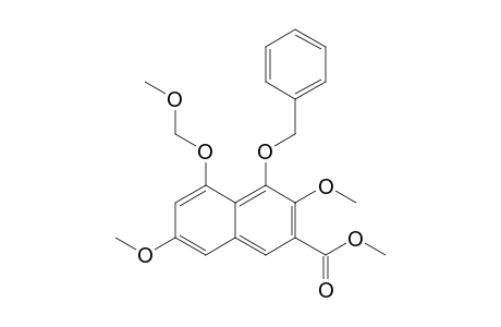 Methyl 1-(benzyloxy)-2,6-dimethoxy-8-(methoxymethoxy)naphtalene-3-carboxylate