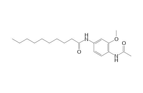 N-[4-(acetylamino)-3-methoxyphenyl]decanamide