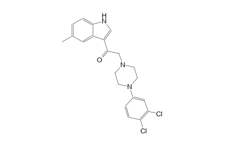 2-[4-(3,4-dichlorophenyl)-1-piperazinyl]-1-(5-methyl-1H-indol-3-yl)ethanone