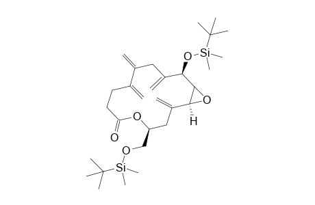 (1S,4S,13R)-13-[(t-Butyl)dimethylsilyloxy]-4-{[(t-butyl)dimethylsilyloxy]methyl}-2,9,10,12-tetramethylene-5,15-dioxabicyclo[12.1.0]pentadecan-6-one