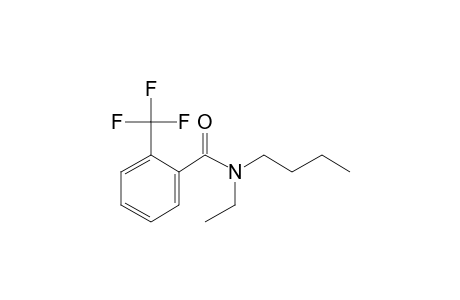 Benzamide, 2-trifluoromethyl-N-ethyl-N-butyl-