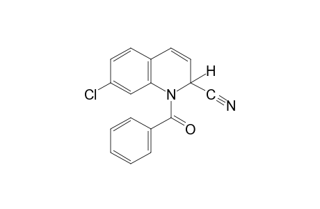 1-benzoyl-7-chloro-1,2-dihydroquinaldonitrile