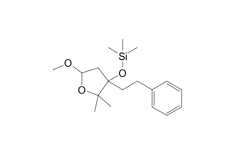 (5-methoxy-2,2-dimethyl-3-phenethyl-tetrahydrofuran-3-yl)oxy-trimethyl-silane