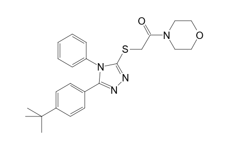 morpholine, 4-[[[5-[4-(1,1-dimethylethyl)phenyl]-4-phenyl-4H-1,2,4-triazol-3-yl]thio]acetyl]-