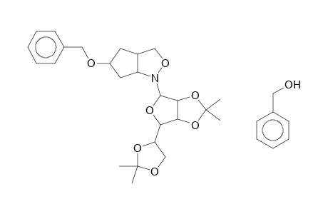 1H-Cyclopent[C]isoxazole, 1-[2,3:5,6-bis-o-(1-methylethylidene)-alpha-D-mannofuranosyl]hexahydro-4,5-bis(phenylmethoxy)-, [3as-(3A