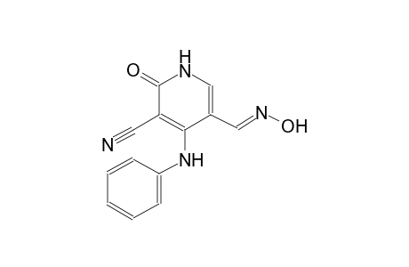 4-anilino-5-[(E)-(hydroxyimino)methyl]-2-oxo-1,2-dihydro-3-pyridinecarbonitrile