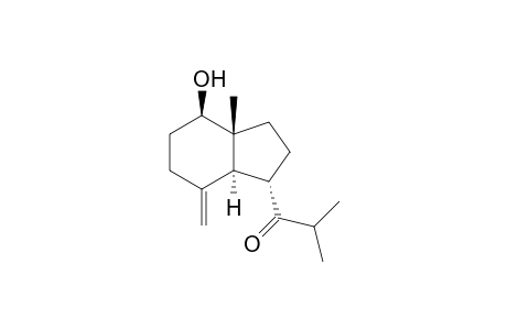 TECLENONE-B;1-ALPHA-(1-OXO-2-METHYLPROPYL)-3A-BETA-METHYL-7-METHYLENEOCTAHYDROINDEN-4-BETA-OL