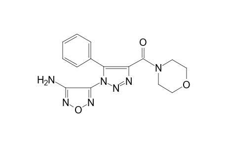 1,2,5-oxadiazol-3-amine, 4-[4-(4-morpholinylcarbonyl)-5-phenyl-1H-1,2,3-triazol-1-yl]-