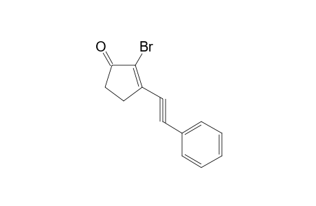 2-Bromo-3-(phenylethynyl)-2-cyclopenten-1-one