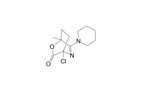 (+-)-4-Chloro-1-methyl-2-oxa-6-(1-piperidinyl)-5-azabicyclo[2.2.2]oct-5-en-3-one