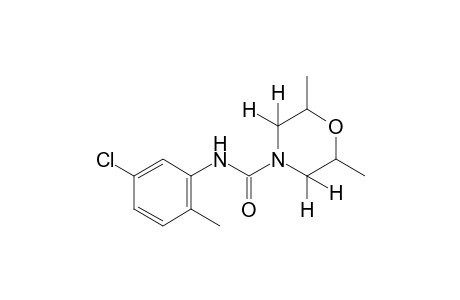 5'-chloro-2,6-dimethyl-4-morpholinecarboxy-o-toluidide