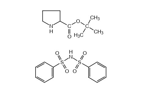 L-proline, tert-butyl ester, compound with benzenesulfonamide(1:1)