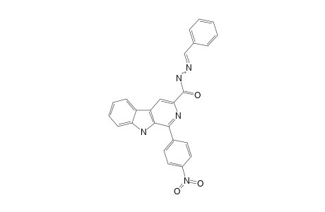 1-(4-Nitrophenyl)-N'-(benzylidene)-9H-pyrido[3,4-b]indole-3-carbohydrazide