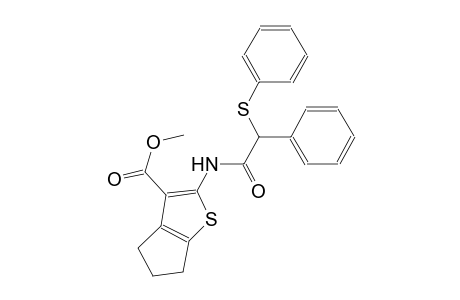 methyl 2-{[phenyl(phenylsulfanyl)acetyl]amino}-5,6-dihydro-4H-cyclopenta[b]thiophene-3-carboxylate