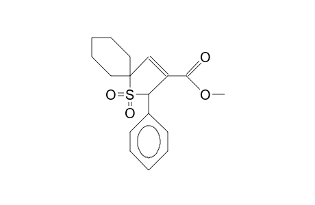 3-CARBOMETHOXY-5-SPIRO-CYCLOHEXYL-2-PHENYL-2,5-DIHYDROTHIOPHENE-1,1-DIOXIDE