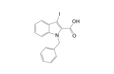 1-Benzyl-3-iodo-indole-2(1H)-carboxylic acid