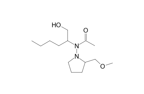 N-[(1-Hydroxymethyl)pentyl]-N-[(2'-(methoxymethyl)pyrrolidin-1'-yl]acetamide