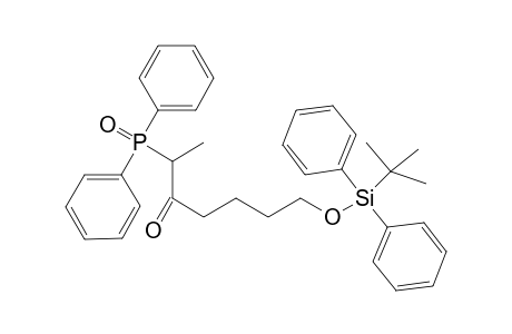 7-Tert-butyldiphenylsilyloxy-2-diphenylphosphinoylheptan-3-one