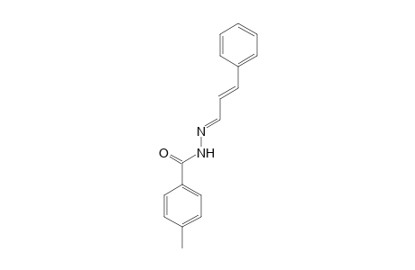 4-Methyl-N'-[(E,2E)-3-phenyl-2-propenylidene]benzohydrazide