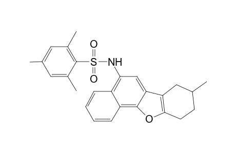 benzenesulfonamide, 2,4,6-trimethyl-N-(7,8,9,10-tetrahydro-8-methylnaphtho[1,2-b]benzofuran-5-yl)-