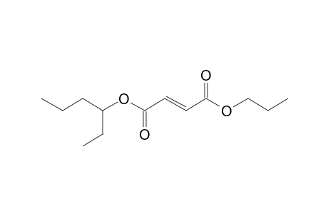 Fumaric acid, 3-hexyl propyl ester