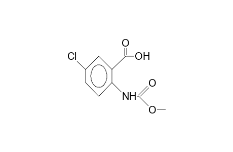 2-(carbomethoxyamino)-5-chloro-benzoic acid