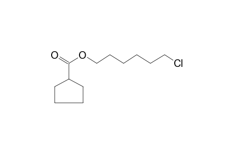 Cyclopentanecarboxylic acid, 6-chlorohexyl ester