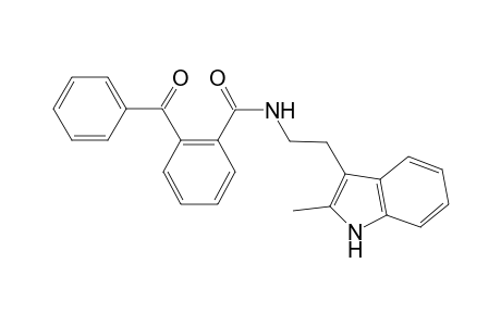 Benzamide, 2-benzoyl-N-[2-(2-methyl-1H-indol-3-yl)ethyl]-