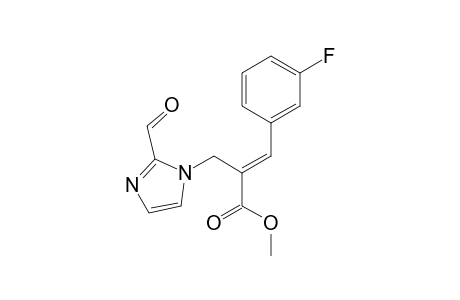 Methyl 3-(p-fluorophenyl)-2-[2'-formyl-1H-imidazol-1'-yl)methyl]-acrylate