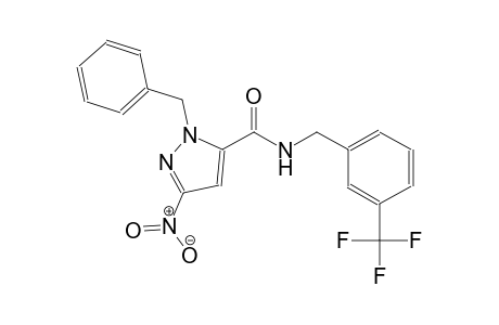 1-benzyl-3-nitro-N-[3-(trifluoromethyl)benzyl]-1H-pyrazole-5-carboxamide