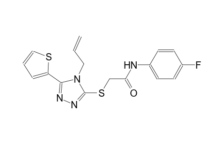 2-(4-Allyl-5-thiophen-2-yl-4H-[1,2,4]triazol-3-ylsulfanyl)-N-(4-fluoro-phenyl)-acetamide