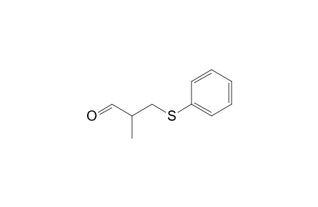 2-Methyl-3-(phenylsulfanyl)propanal