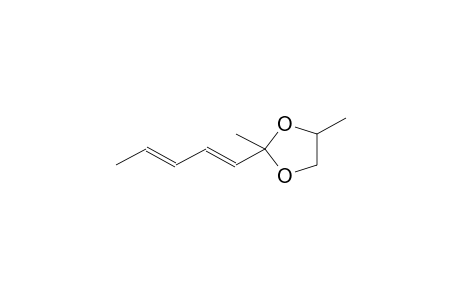 2,4-DIMETHYL-2-(1,3-PENTADIENYL)-1,3-DIOXOLANE (E,Z MIXTURE)