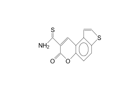 7-Oxo-7H-thieno(3,2-F)(1)-benzopyran-8-thiocarboxamide